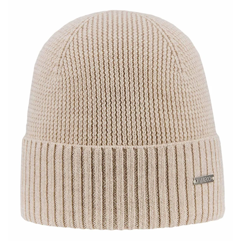 ARECO Damen Beanie Merino Pur 7368 Mütze Wintermütze Damenmütze