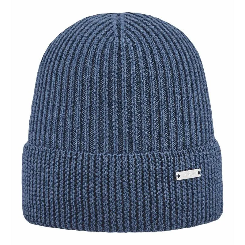 ARECO Herren Beanie Merino Pur Classic 7367 Mütze Wintermütze