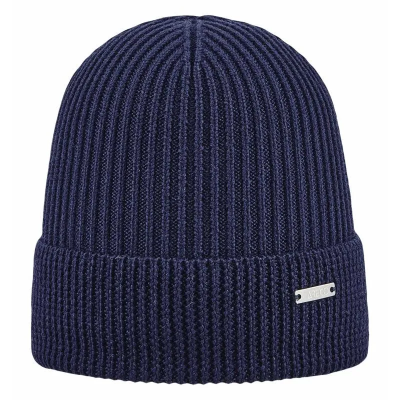 ARECO Herren Beanie Merino Pur Classic 7367 Mütze Wintermütze