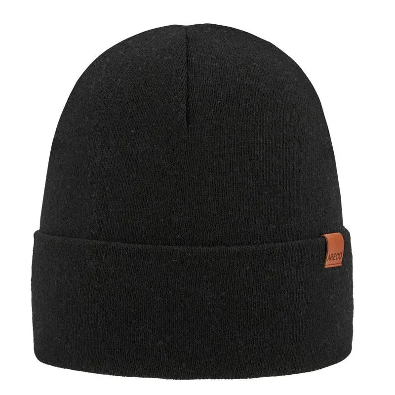 ARECO Unisex Beanie Cashmere Cashfive Geo 7376 Mütze Strickmütze