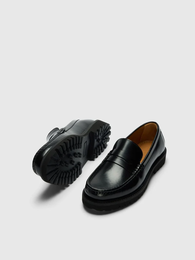 SLMHUGO LEATHER PENNY LOAFER NOOS