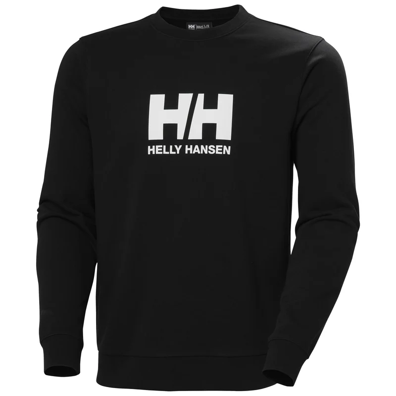 HH Helly Hansen Logo Crew Sweatshirt Herrem 54583 black Sweater
