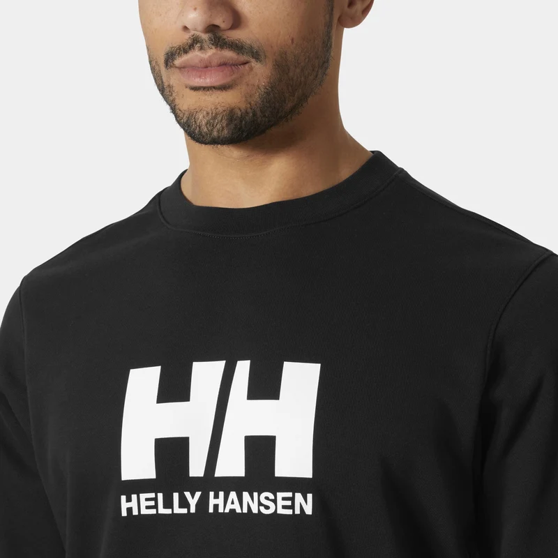 HH Helly Hansen Logo Crew Sweatshirt Herrem 54583 black Sweater