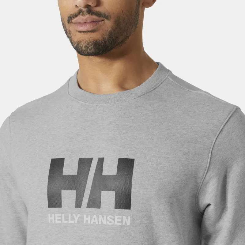 HH Helly Hansen Logo Crew Sweatshirt Herrem 54583 grey melange Sweater