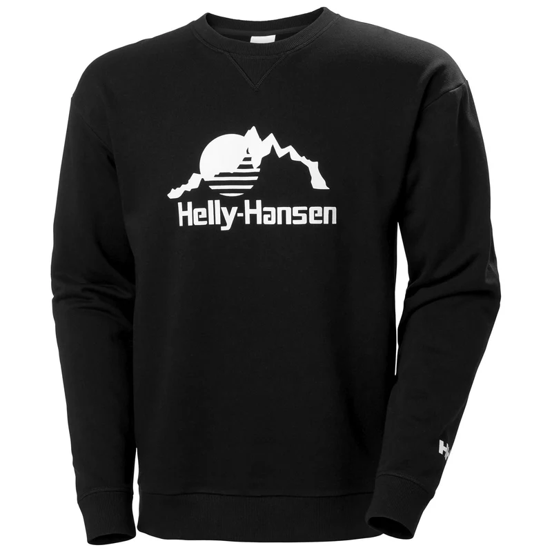 HH Helly Hansen Yu Crew Sweater 2.0 Herrem 53891 black Sweatshirt