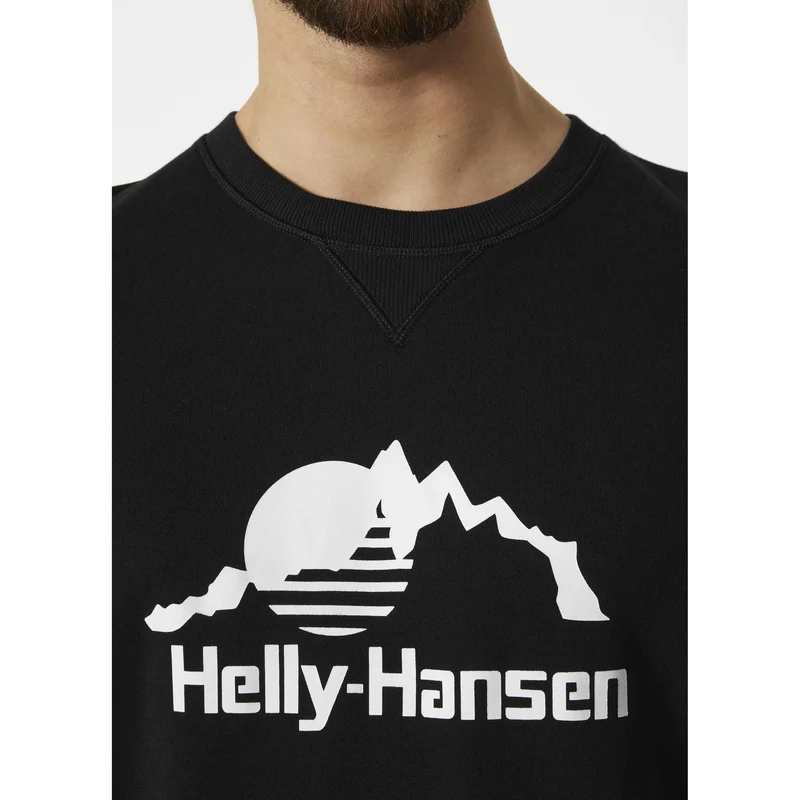 HH Helly Hansen Yu Crew Sweater 2.0 Herrem 53891 black Sweatshirt