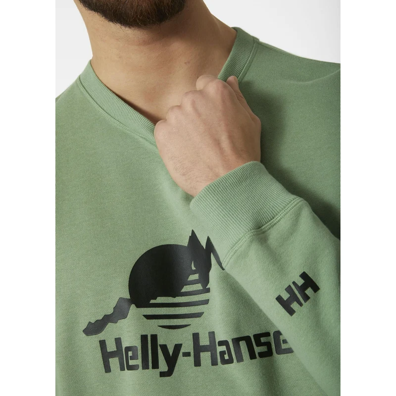 HH Helly Hansen Yu Crew Sweater 2.0 Herrem 53891 jade 20 Sweatshirt