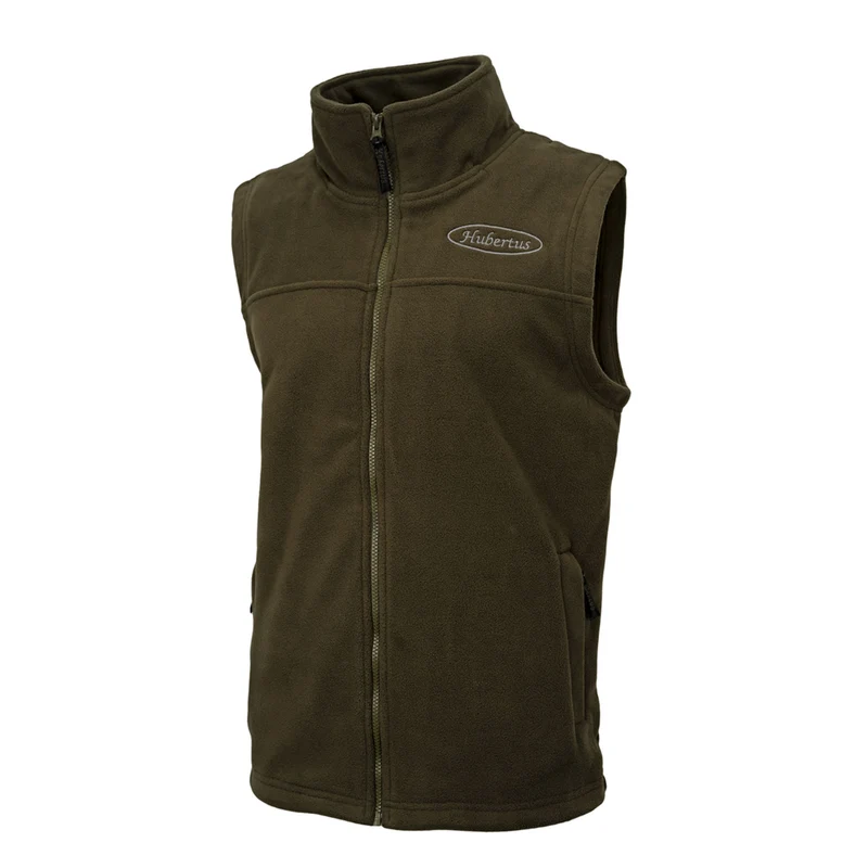 HUBERTUS Herren Fleeceweste RHÖN oliv Jagdweste Midlayer