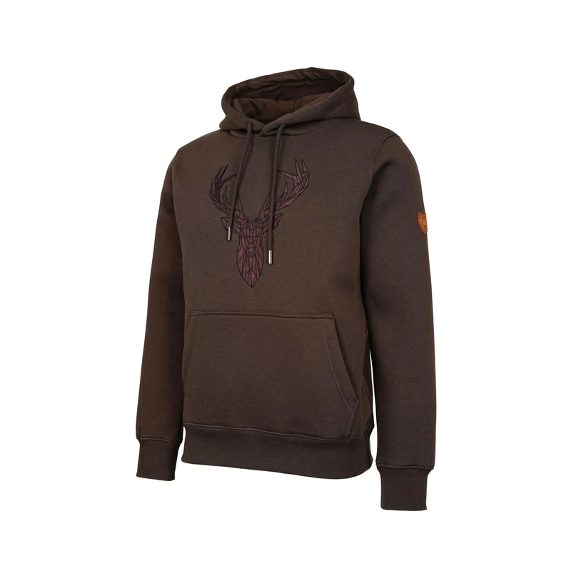 HUBERTUS Herren Hunting Hoodie HIRSCH tonig Kapuzenpullver