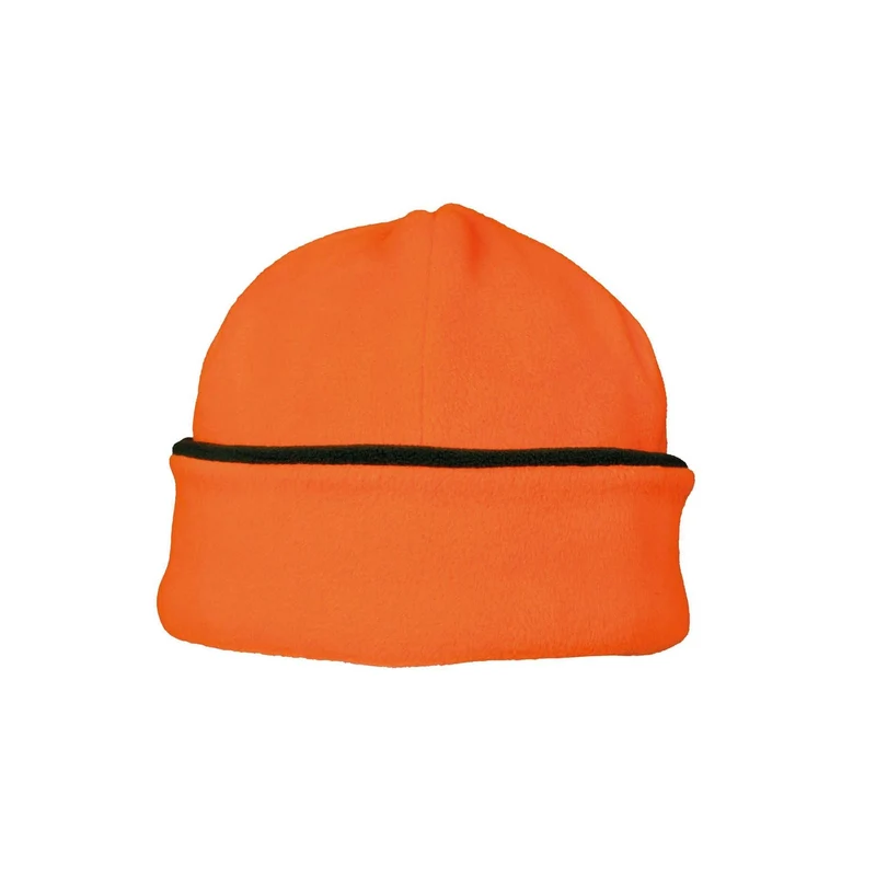 SKOGEN® Wendefleece-Mütze oliv/orange Signalfarbe