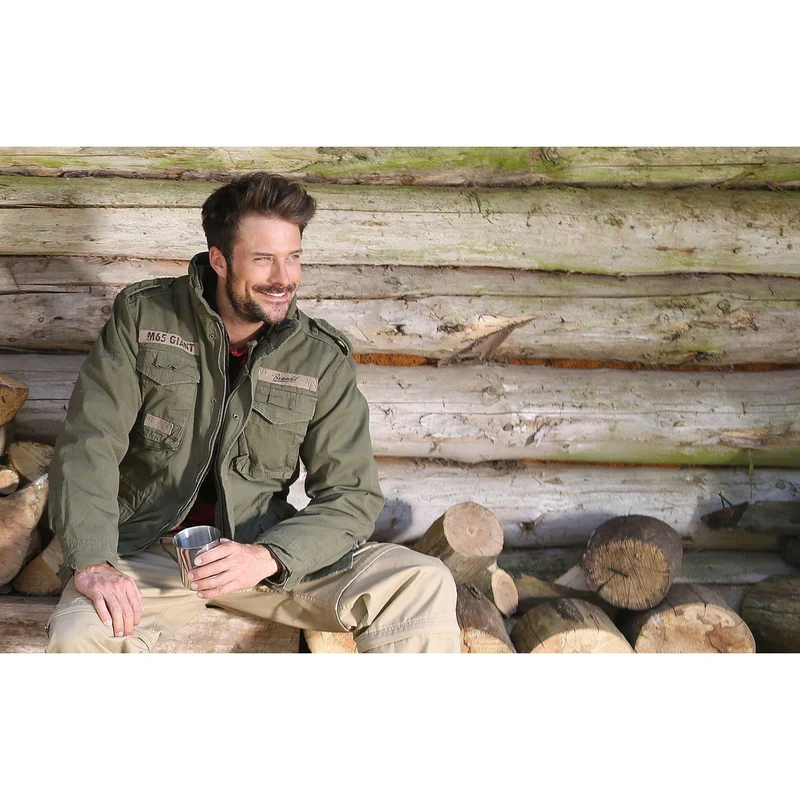 Brandit M65 Giant Jacket 3101 olive Herren Jacke Army Feldjacke