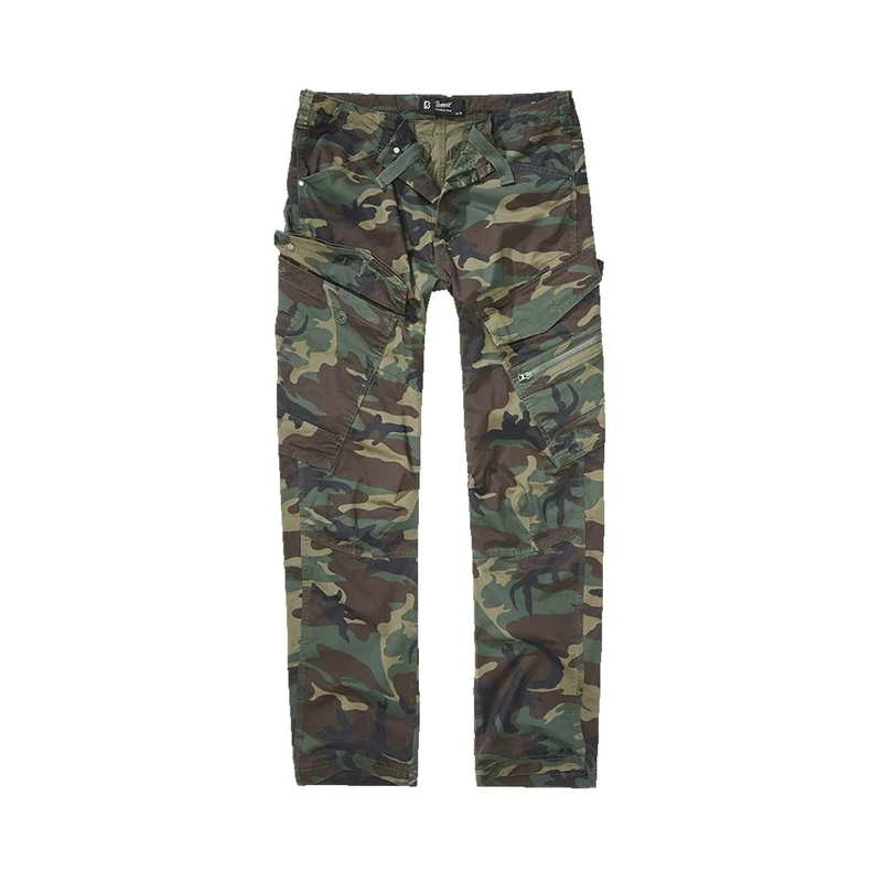 Brandit Adven Slim Fit Pants 9470 woodland Herren Hose Cargohose