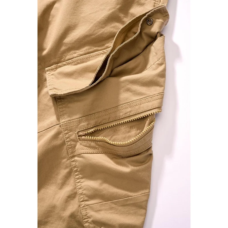 Brandit Adven Slim Fit Trousers 9470 camel Herren Hose Cargohose