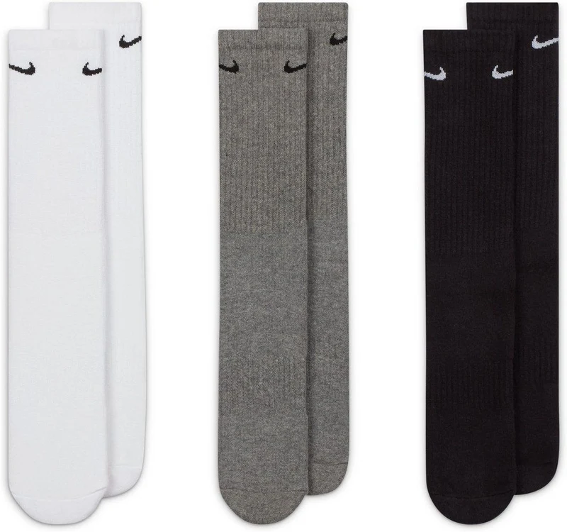 NIKE Herren Socken Socke 3 Pack U NK EVERYDAY CUSH CREW 3PR
