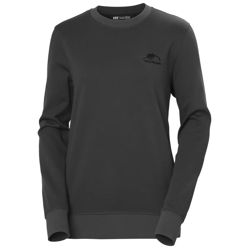 HH Helly Hansen Nord Graphic Crew Sweatshirt Women 62982 ebony Damen Sweater