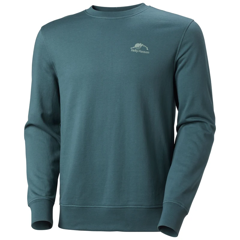 HH Helly Hansen Nord Graphic Crew Sweatshirt 62976 dark creek Sweater