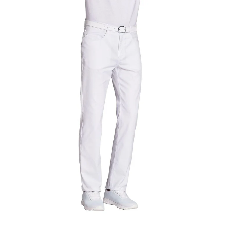 LEIBER Hose 12/8300 weiß Herrenhose Five-Pocket Jeans