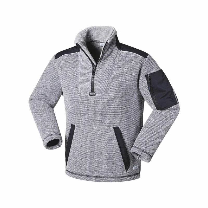 Pionier Workwear Wirkflor Troyer W0 82001 hellgrau Teddy Webpelz Pullover