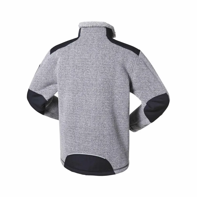 Pionier Workwear Wirkflor Troyer W0 82001 hellgrau Teddy Webpelz Pullover