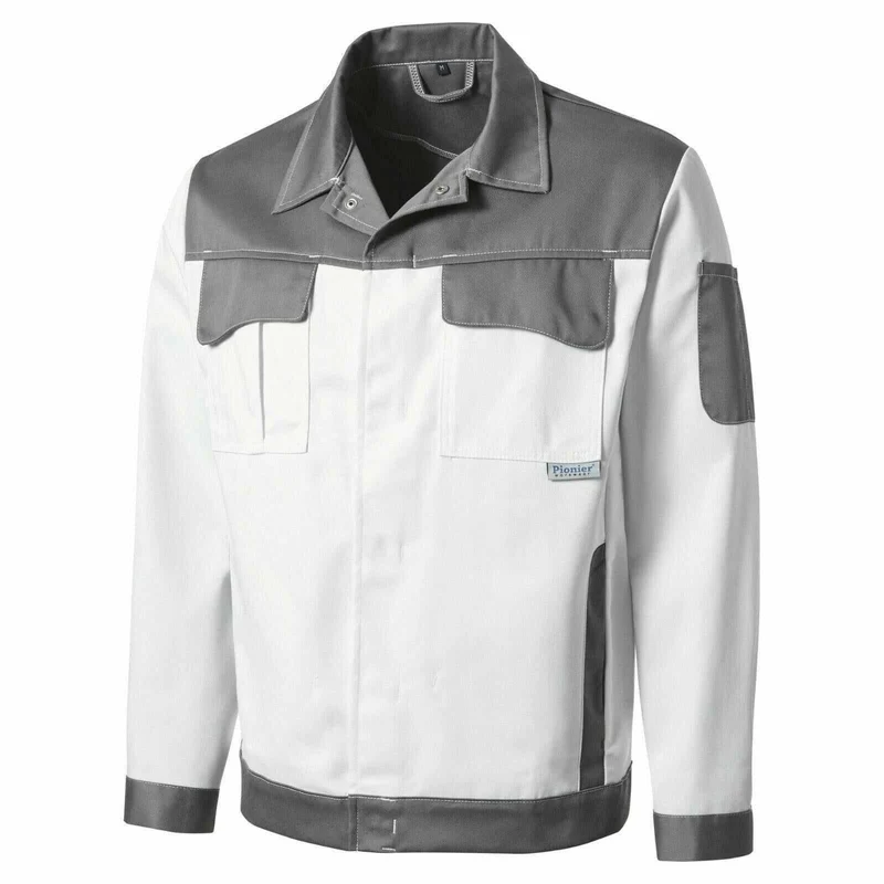 Pionier Color Wave Bundjacke W0 20012 Berufsjacke weiß / grau Malerjacke