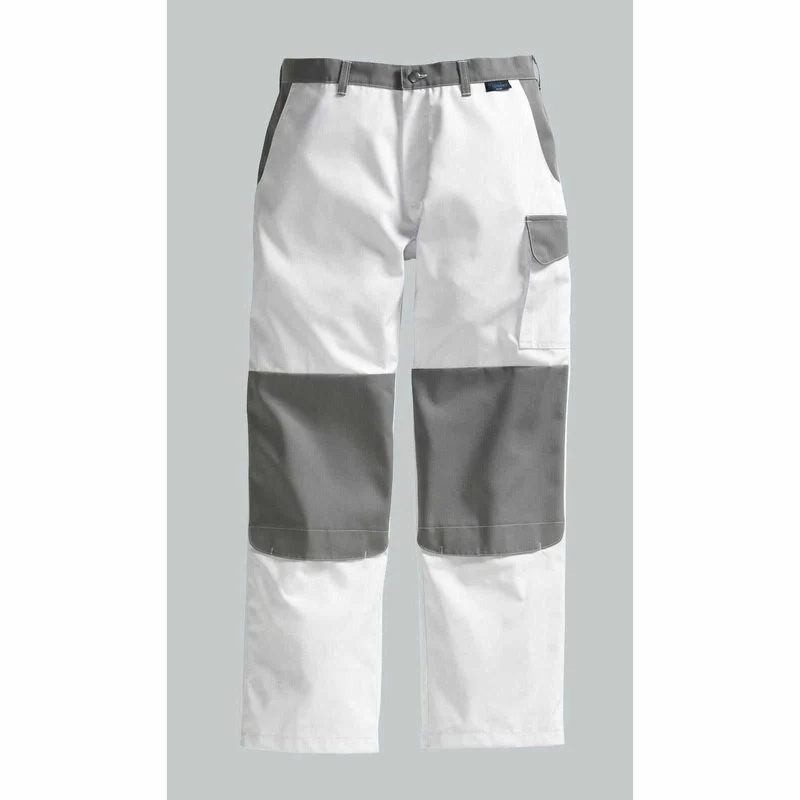Pionier Color Wave Bundhose W0 30012 Arbeitshose Berufshose weiß / grau Malerhose
