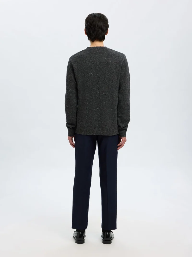 SLHNEIL LS KNIT NEPS CREW NECK
