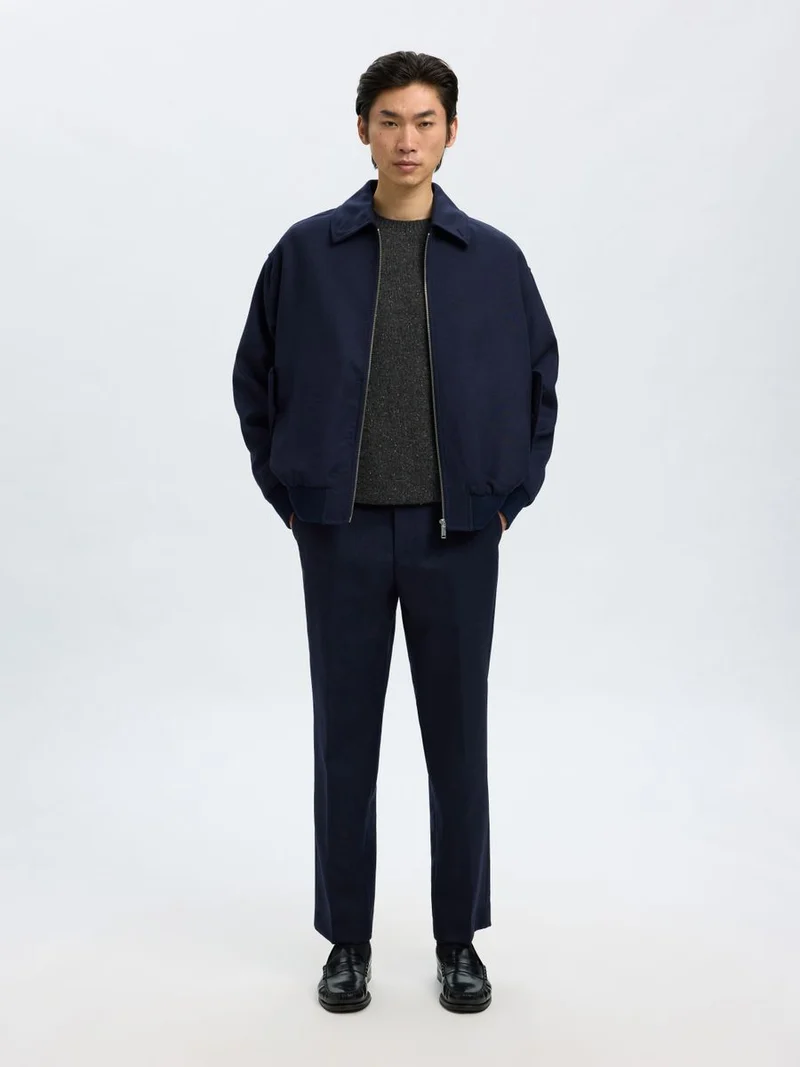 SLHNEIL LS KNIT NEPS CREW NECK
