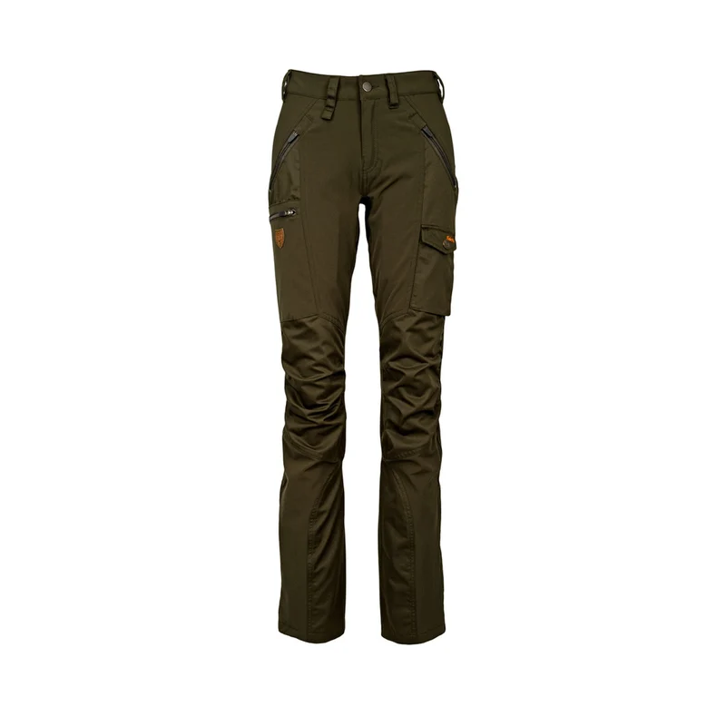 HUBERTUS Damen Outdoor-Hose HYDRO® | Stretch dunkel-oliv Jagdhose