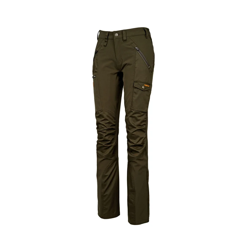 HUBERTUS Damen Outdoor-Hose HYDRO® | Stretch dunkel-oliv Jagdhose
