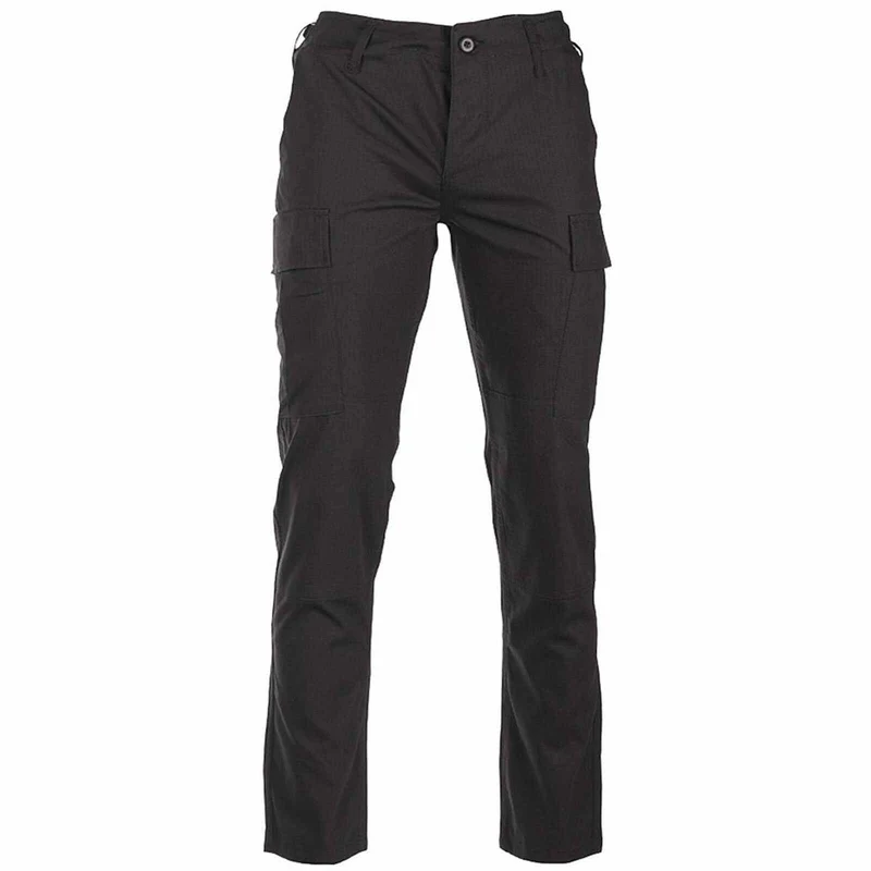 MIL-TEC® US BDU Hose Feldhose Ripstop / Cotton SLIM FIT schwarz TESAR® Cargo Hose