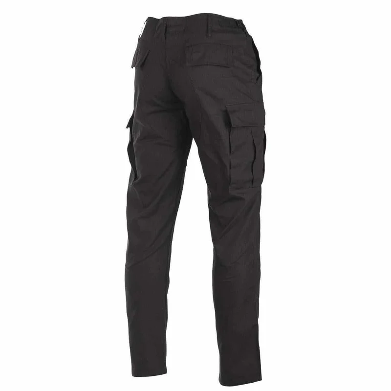 MIL-TEC® US BDU Hose Feldhose Ripstop / Cotton SLIM FIT schwarz TESAR® Cargo Hose