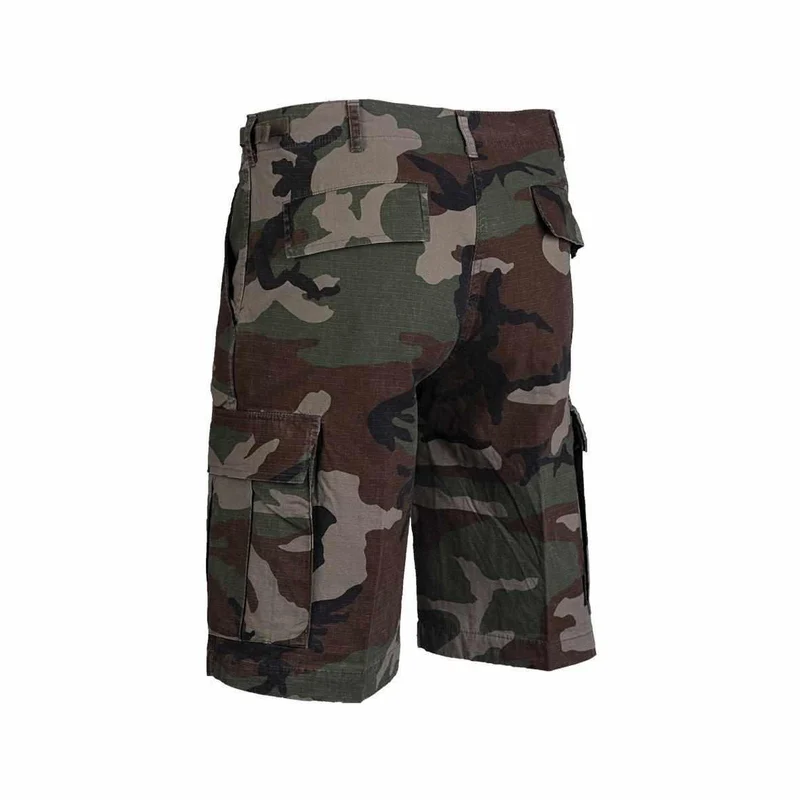 Mil-TEC® US Bermuda R/S cotton prewash woodland Shorts