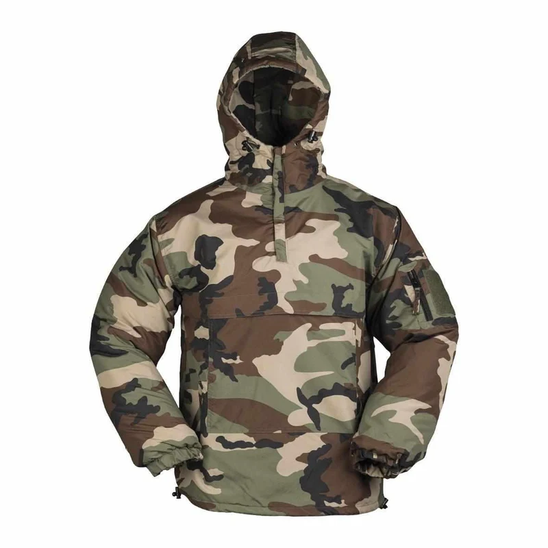 MIL-TEC® Combat Anorak Winter woodland Kapuzenanorak Schlupfanorak Schlupfjacke