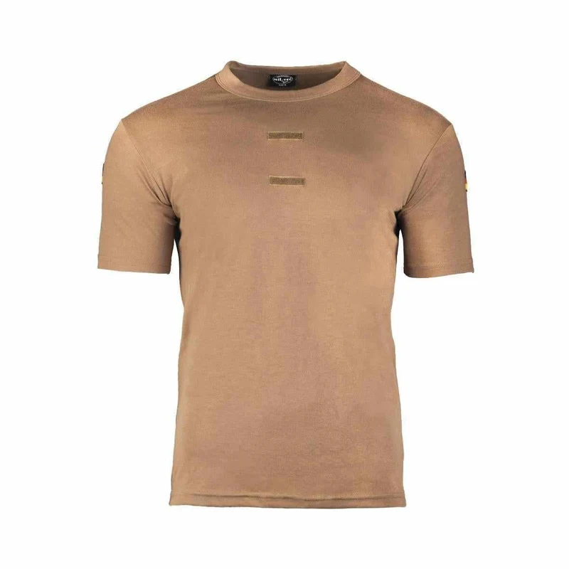 MIL-TEC® BW Tropen T-Shirt coyote Shirt m. Nationalitätsabzeichen