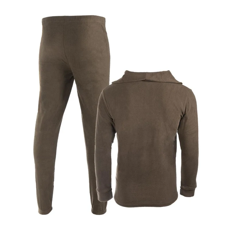 MIL-TEC® Thermofleece Unterwäsche-Set / Unterhose - Rollkragen Shirt