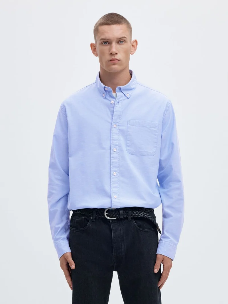 SLMREGCOLE RICK-OX SHIRT LS NOOS