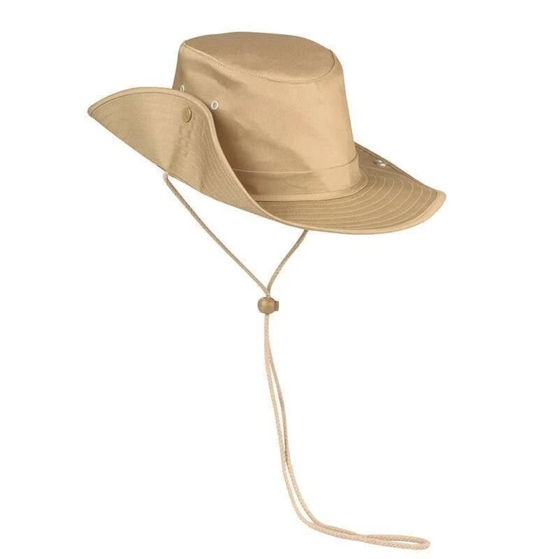 MIL-TEC® Buschhut mit Druckknopf khaky Safari Hut