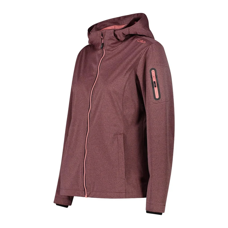 CMP Damen Softshelljacke Women Jacket Zip Hood 39A5016M darker orchidea meliert