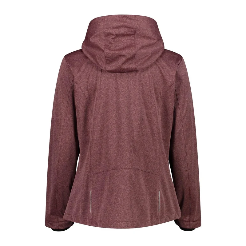 CMP Damen Softshelljacke Women Jacket Zip Hood 39A5016M darker orchidea meliert