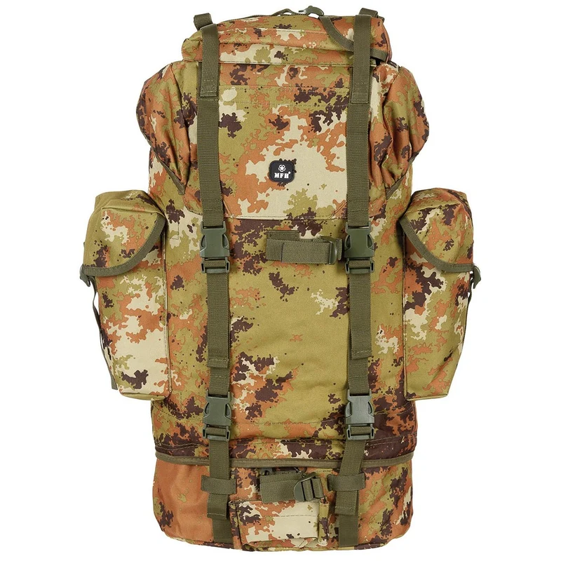 MFH® BW Kampfrucksack vegetato 65 Liter Rucksack m. Alu-Aussteifung