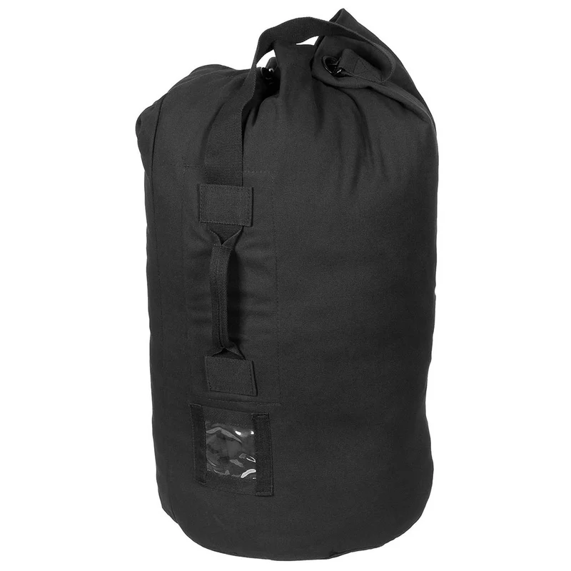 MFH® US Seesack schwarz m. Trageriemen 100 Liter duffle bag