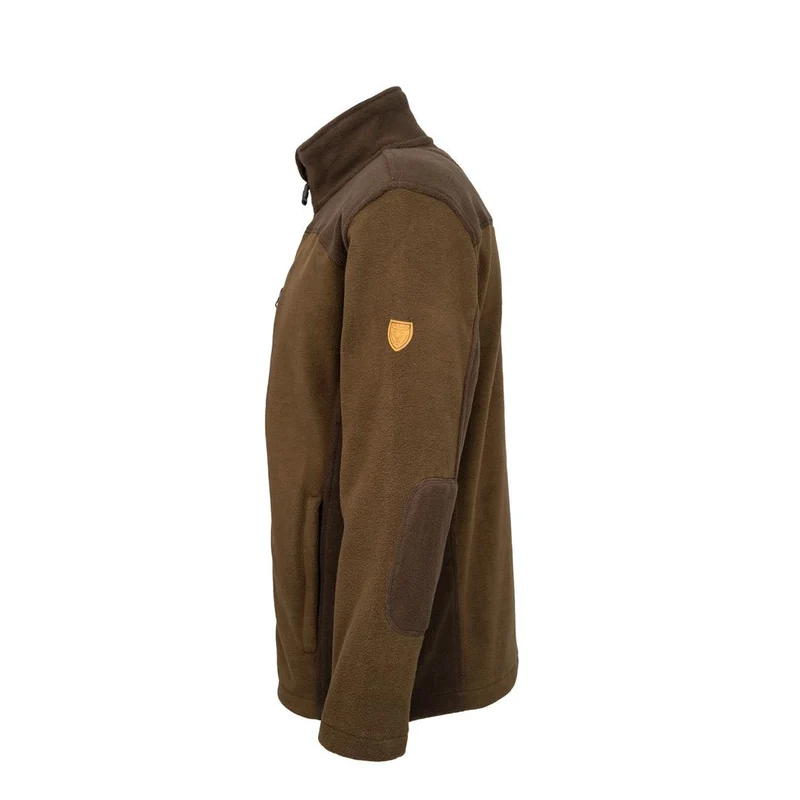 HUBERTUS Herren Fleecejacke EIFEL oliv/braun Jagdjacke