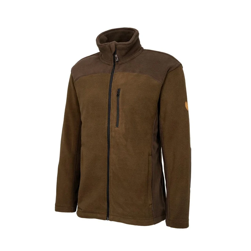 HUBERTUS Herren Fleecejacke EIFEL oliv/braun Jagdjacke