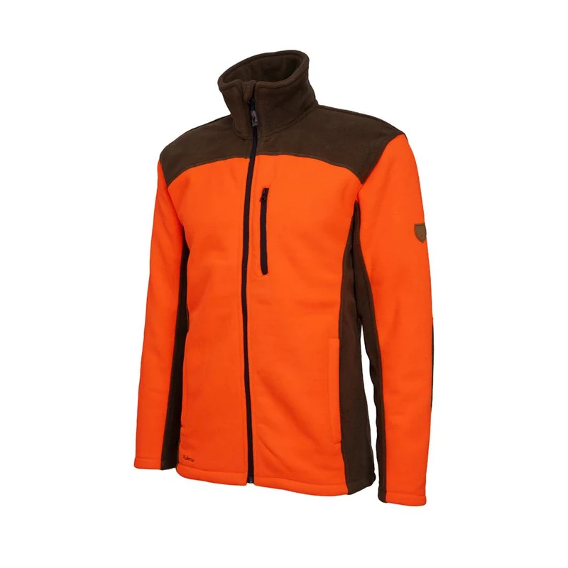 HUBERTUS Herren Fleecejacke EIFEL orange Jagdjacke