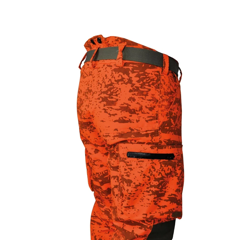 HUBERTUS Sauenschutzhose DRÜCKJAGD oliv / camo Hose Hundeführer- Nachsuchenhose