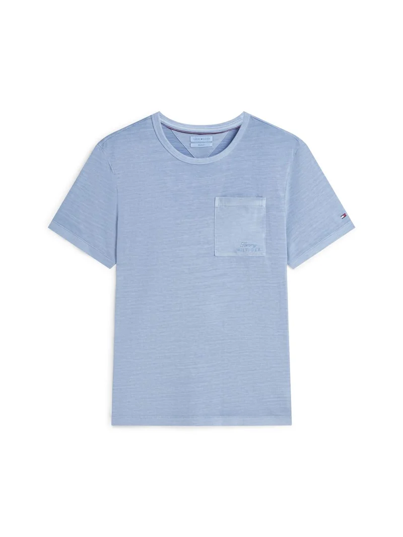GARMENT DYE POCKET REGULAR TEE