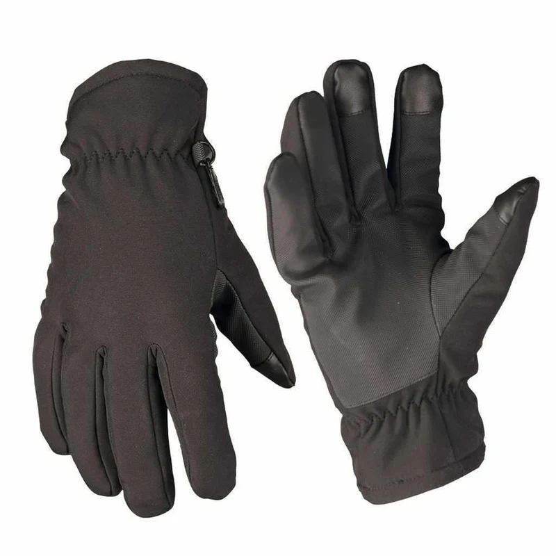 MIL-TEC® Softshell Handschuhe Thinsulate™ schwarz gefüttert Army Gloves