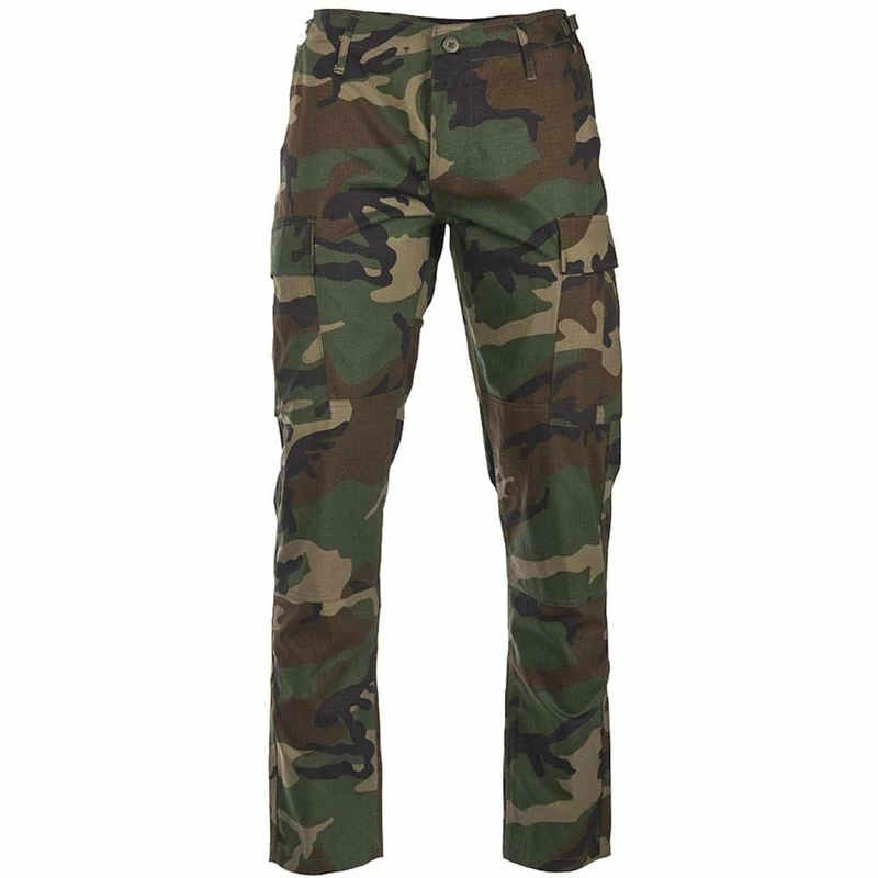 MIL-TEC® US BDU Hose Feldhose Ripstop / Cotton SLIM FIT woodland TESAR® Cargo Hose