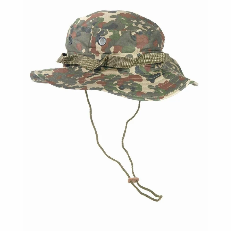 MIL-TEC® Dschungelhut US Typ flecktarn Buschhut Tropenhut Sonnenhut Hut