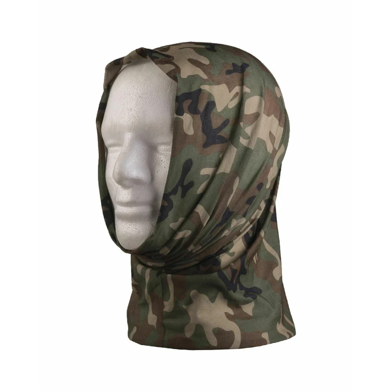 MIL-TEC® Multi Function Headgear woodland Multituch Funktionstuch
